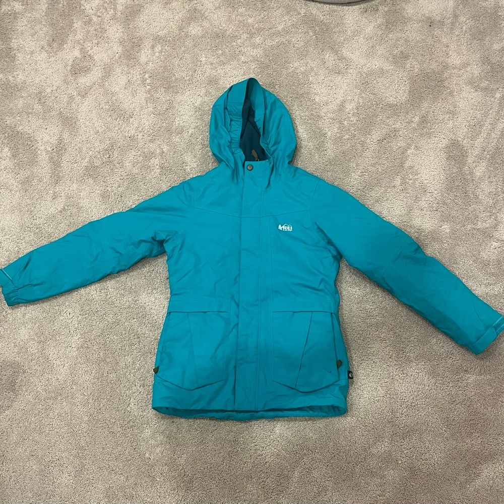 REI Kids' Blue snow jacket